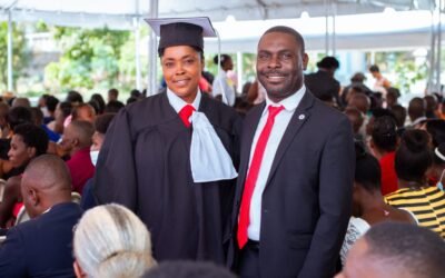 Haiti Pastor Maxo Joseph in Graduation